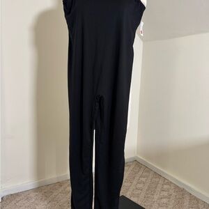 Black Sleeveless Jumpsuit